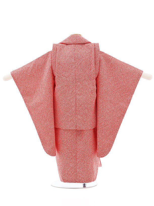 七五三 着物 3歳 女の子 レンタル 正統派 レトロ 絞り調 手毬刺繍 伝統