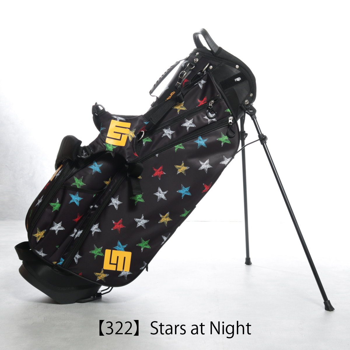 ラウドマウス 星柄 軽量スタンドゴルフバッグ LOUDMOUTH ラウドマウス