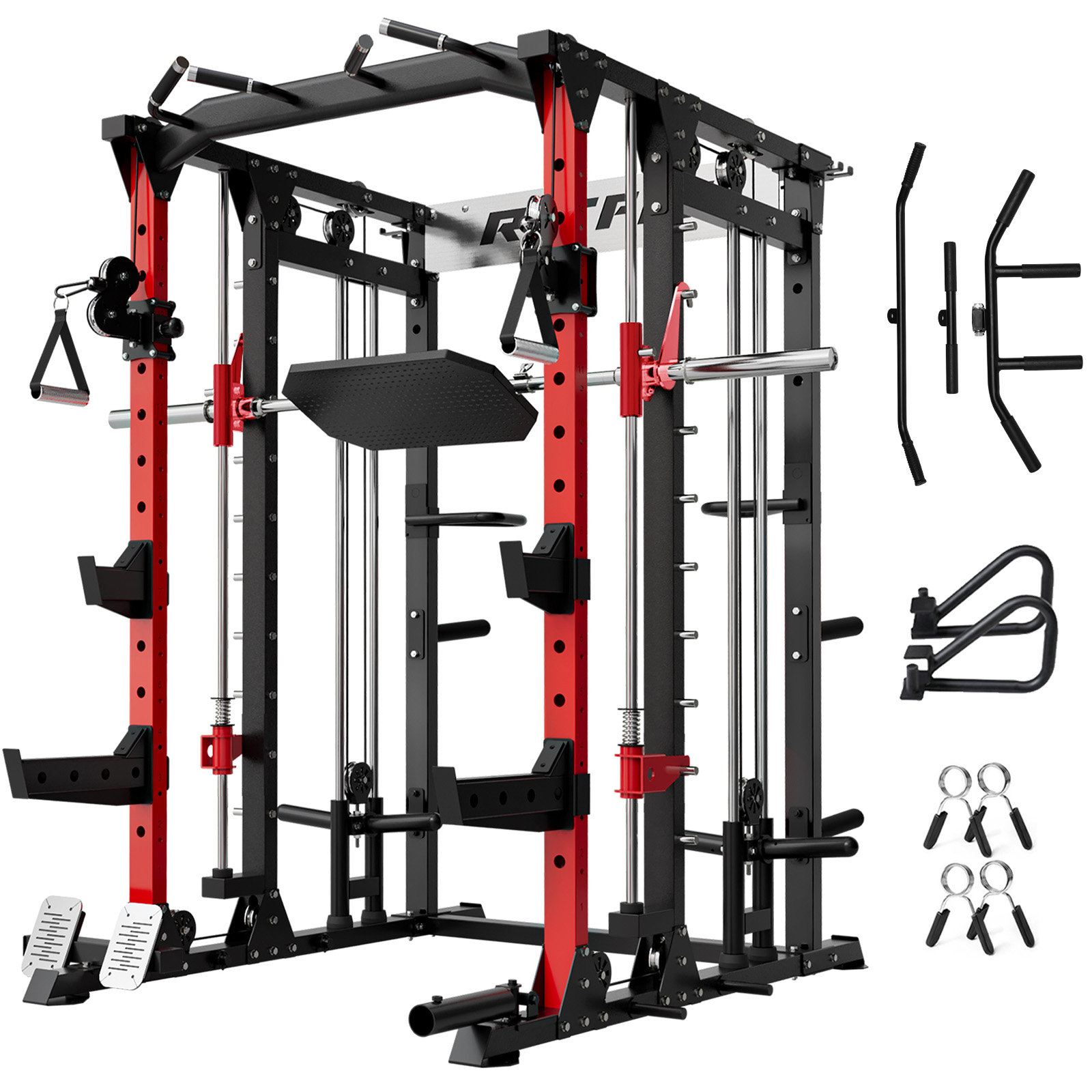 RITFIT 多機能パワーケージ マルチスミスマシン バーベルラック