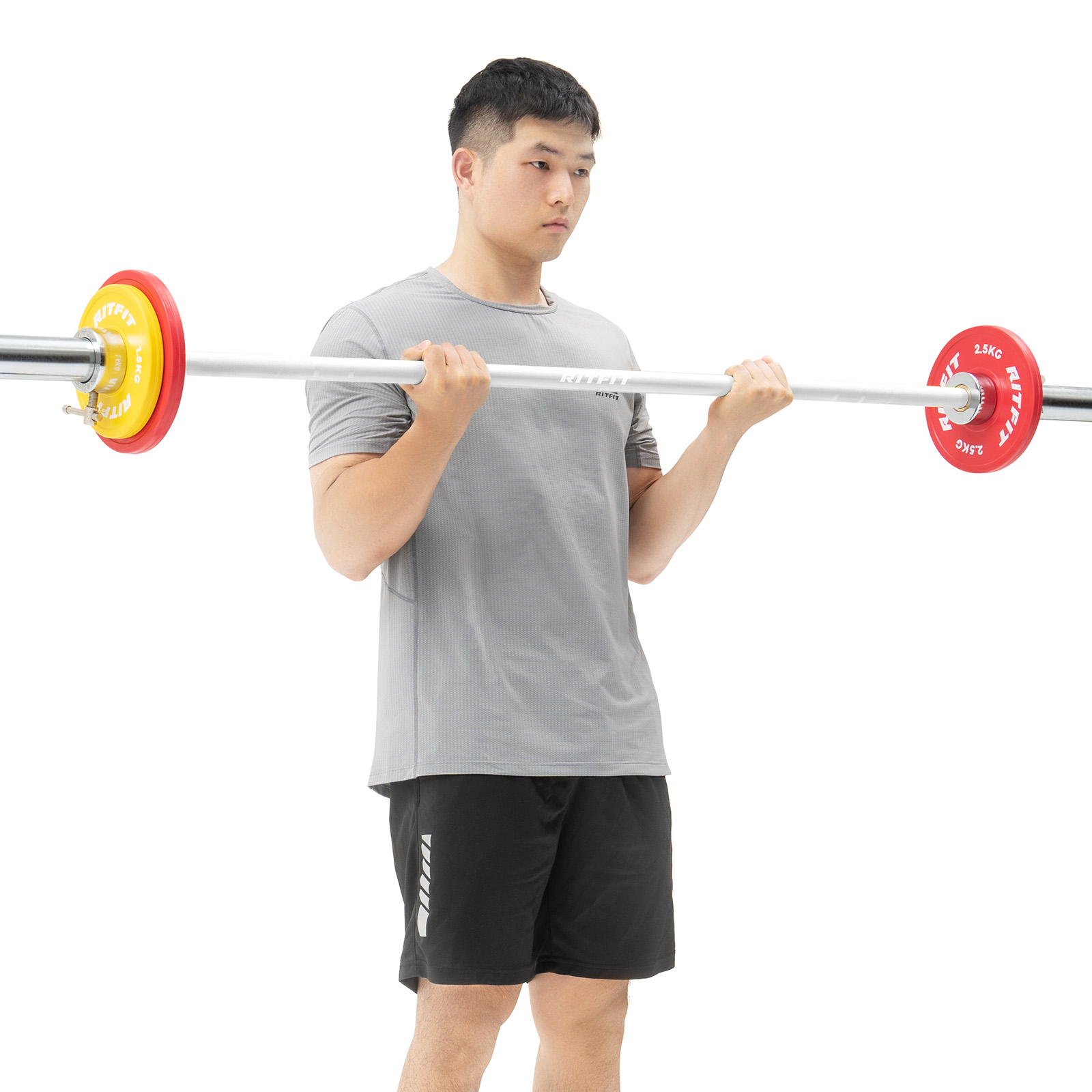 RITFIT オリンピックバーベル 220cm 耐荷重600kg オリンピックシャフト