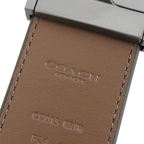 COACH（コーチ） ベルト メンズ アウトレット レザー ブラック