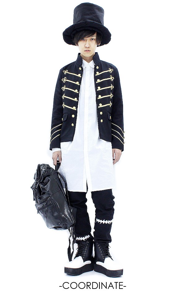 ナポレオンジャケット メンズ ナポレオン レディース ショート丈 黒