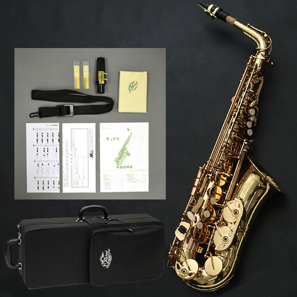 Jマイケル AL-780 アルトサックスセット セミハードケース付 初心者