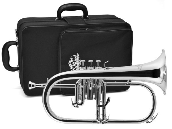 Jマイケル FG-550S フリューゲルホルン シルバー セミハードケース付 J