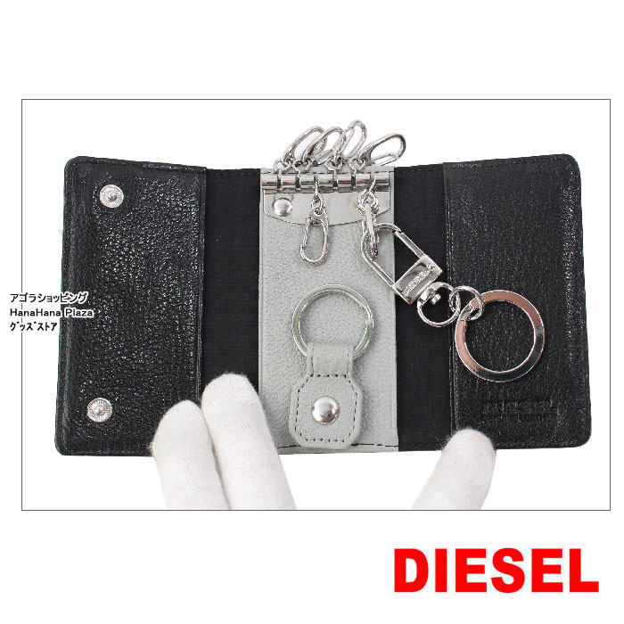 DIESEL（ディーゼル） キーケース X06640 P3043 H0999 BLACK ブラック