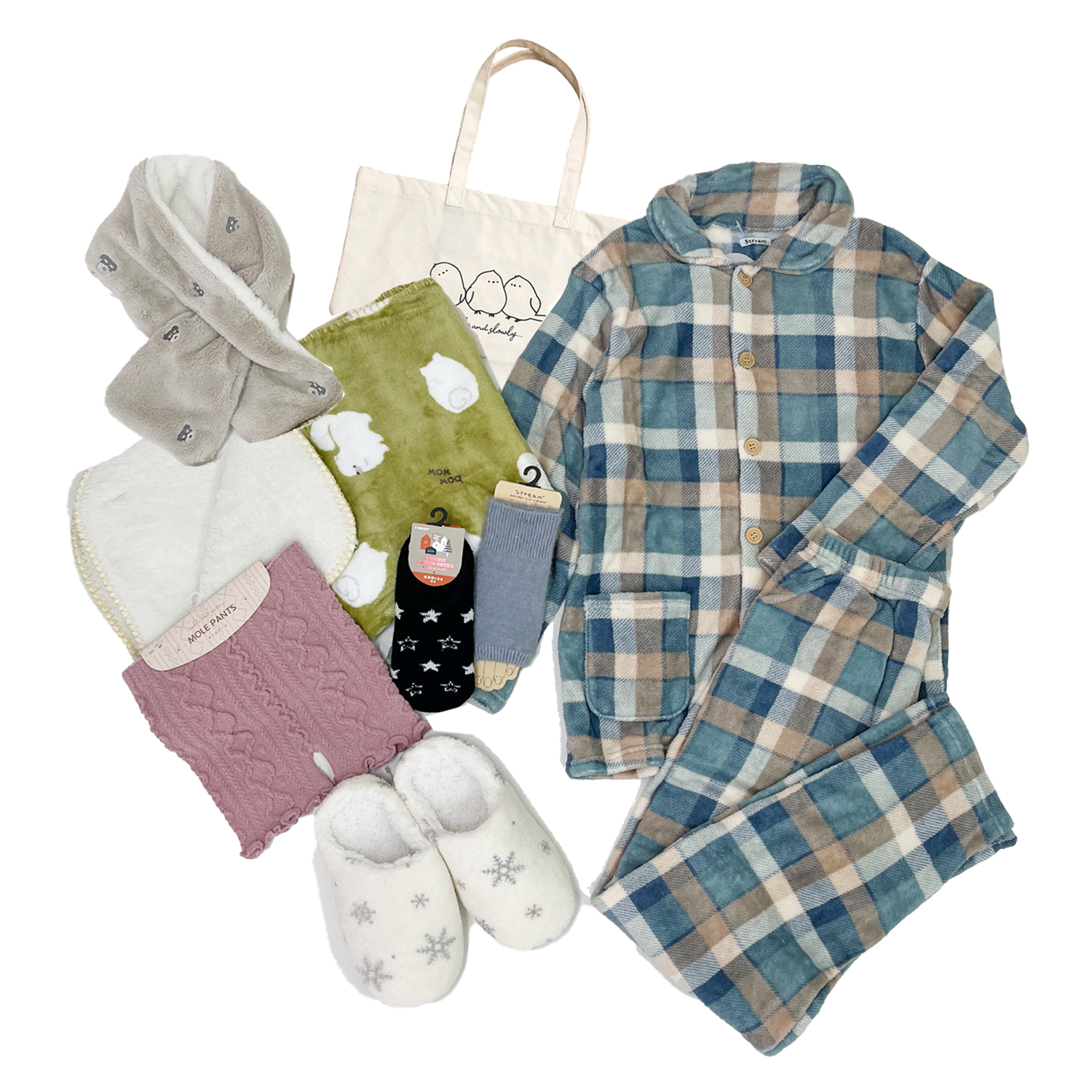 福袋 2026 レディース ルームウェア 冬 暖かい 8点セット 部屋着 上下