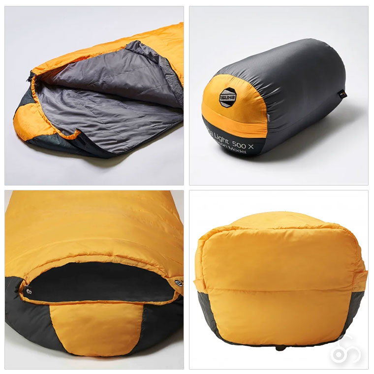 ALPHA LIGHT イスカ 寝袋 アルファライト 500X マミー型 化繊 マイクロ