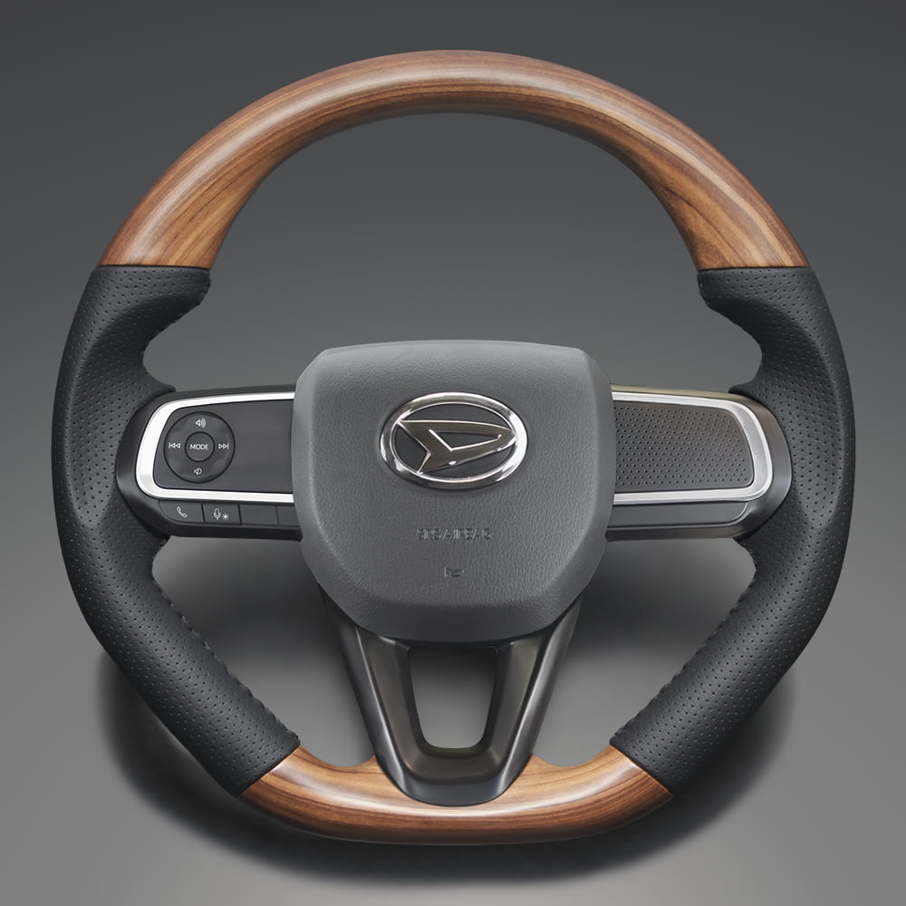 ナルディ タイプ 高級 ウッド ステアリング 33パイ 本杢 : エス