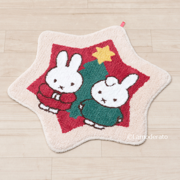 Miffy（ミッフィー） マット 洗える 洗面 玄関 ダイカットマット