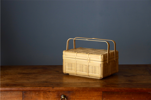 白竹かご（大）蓋付き 白竹かご（大）蓋付き 楽天市場】竹 かご ふた