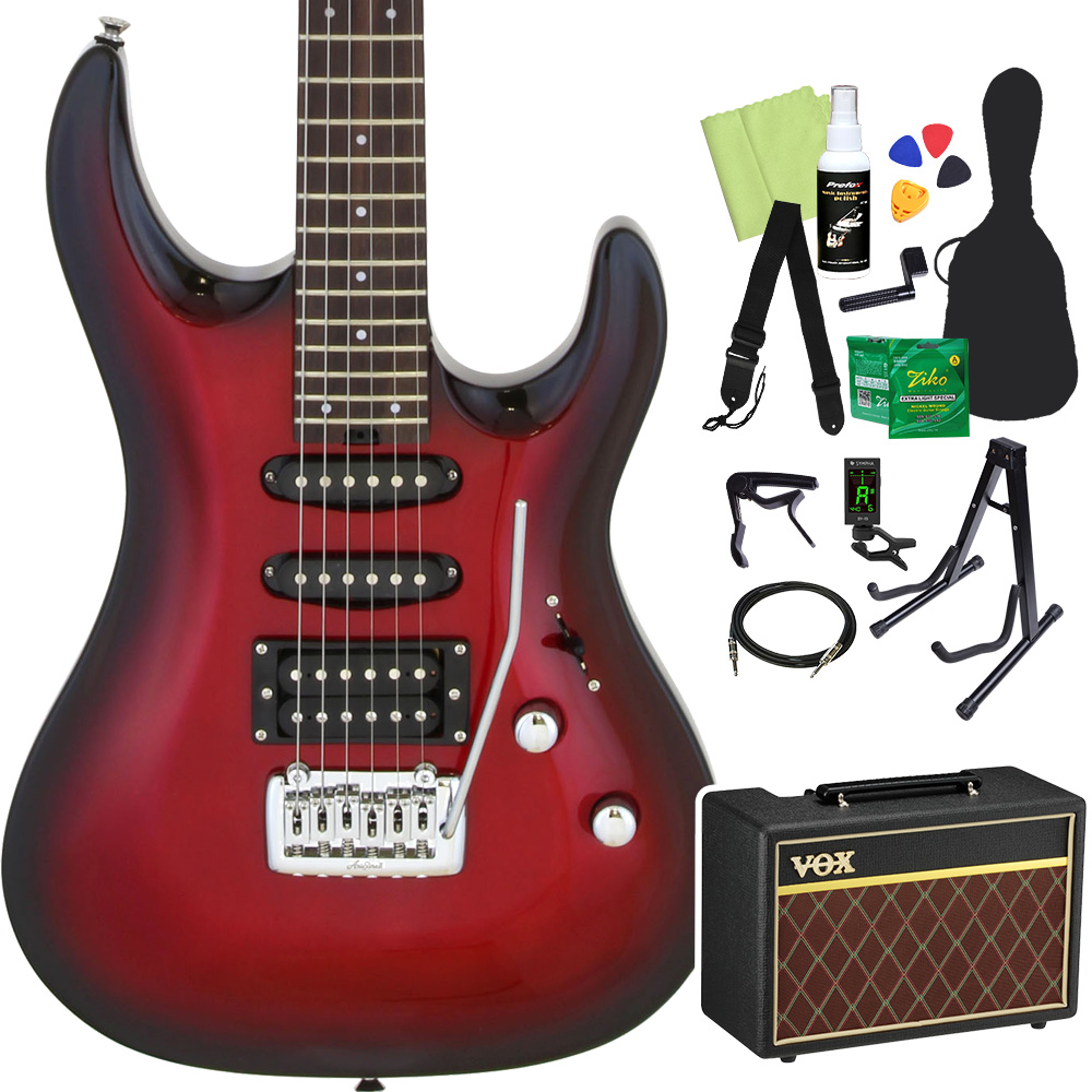 AriaProII アリアプロ2 MAC-STD エレキギター初心者14点セットVOX