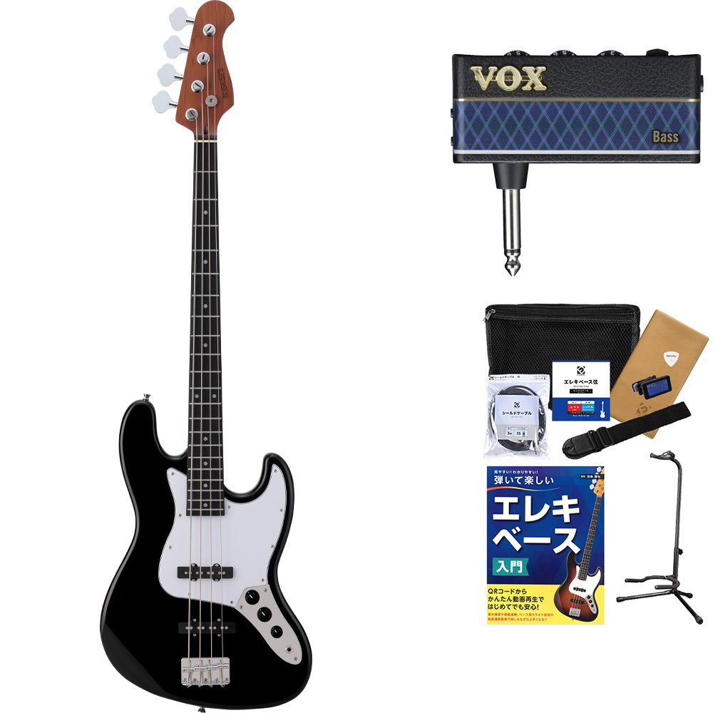 BUSKER'S バスカーズ BJB-Standard ベース初心者11点セットヘッドホン