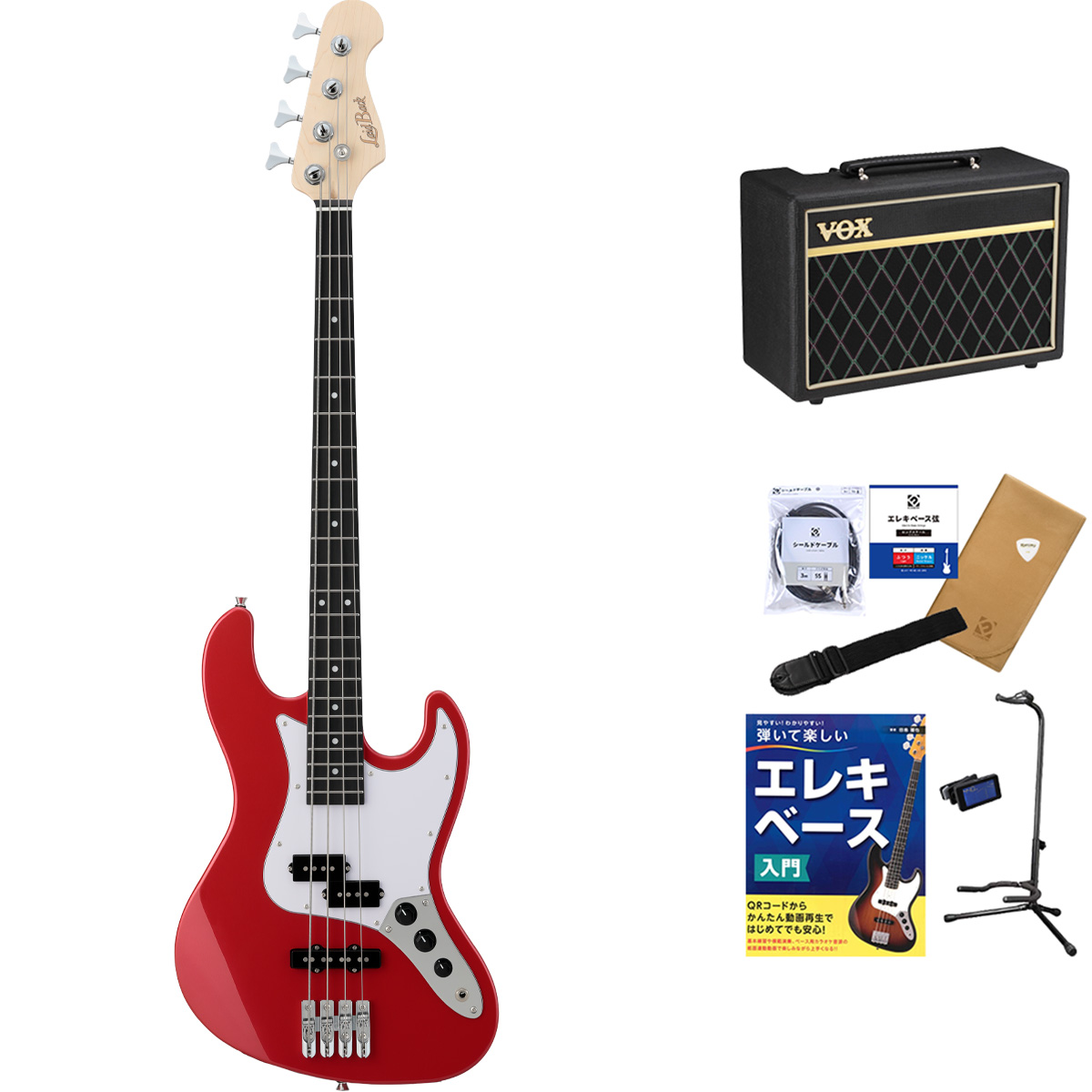 LaidBack レイドバック LBA-PJ ベース初心者11点セットVOXアンプ付き