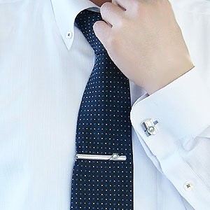 ネクタイピン タイバー カフス タイピン ホワイトゴールド 真珠 パール