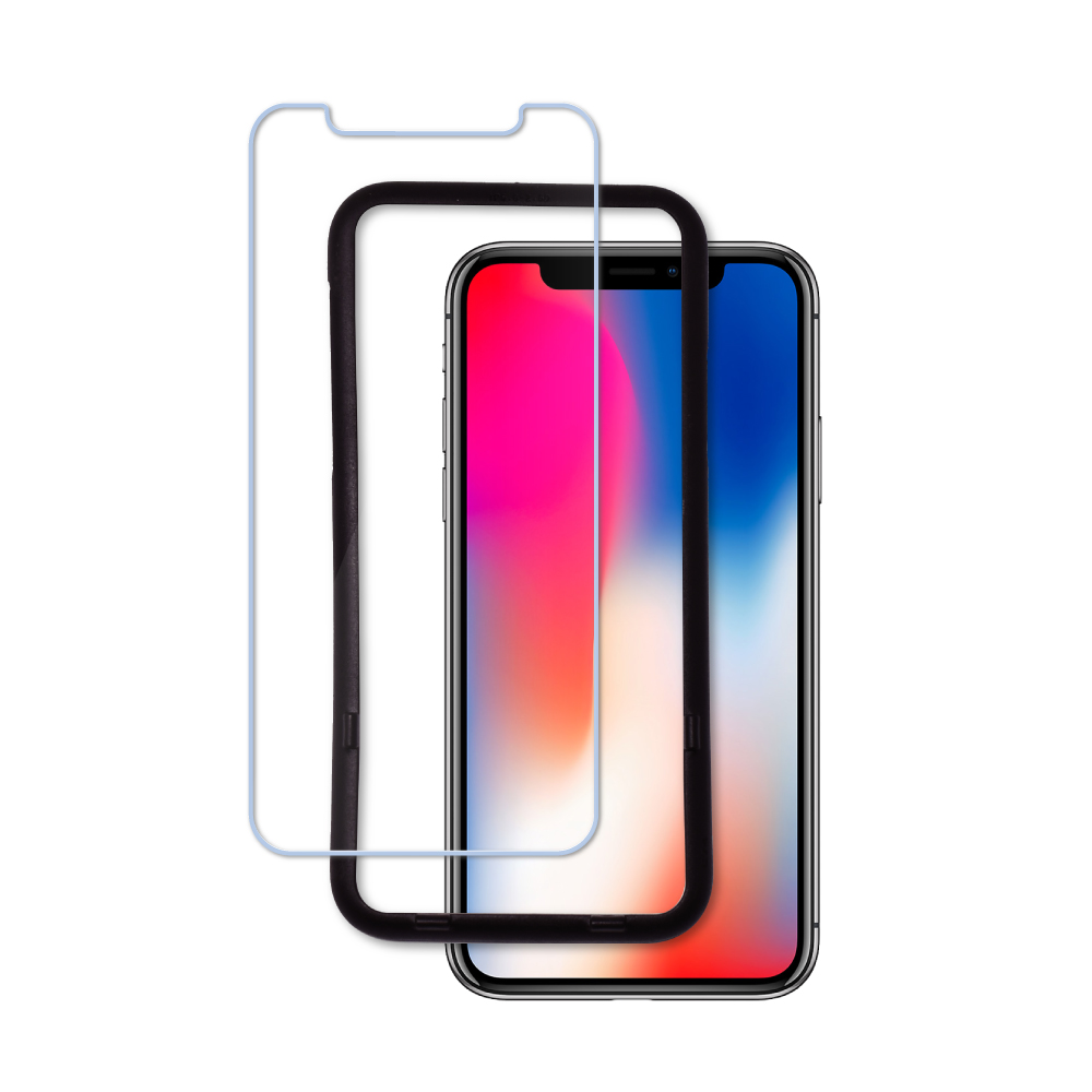 シズカウィル（shizukawill） iphoneX XS ガラスフィルム 保護フィルム