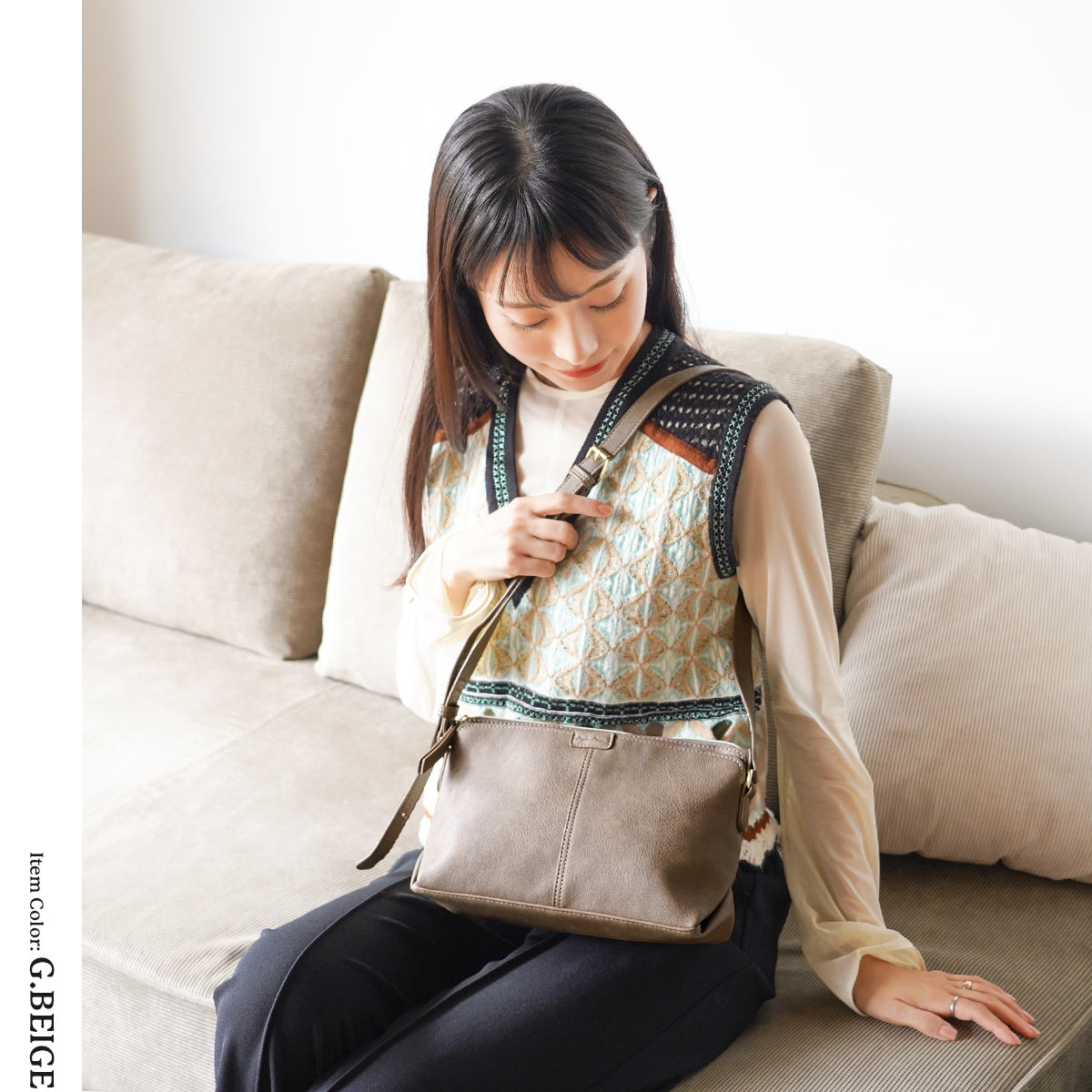 Legato Largo（レガートラルゴ） ショルダーバッグ レディース 斜