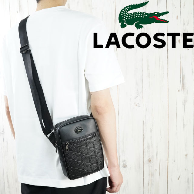 LACOSTE（ラコステ） バッグ メンズ モノグラムショルダーバッグ