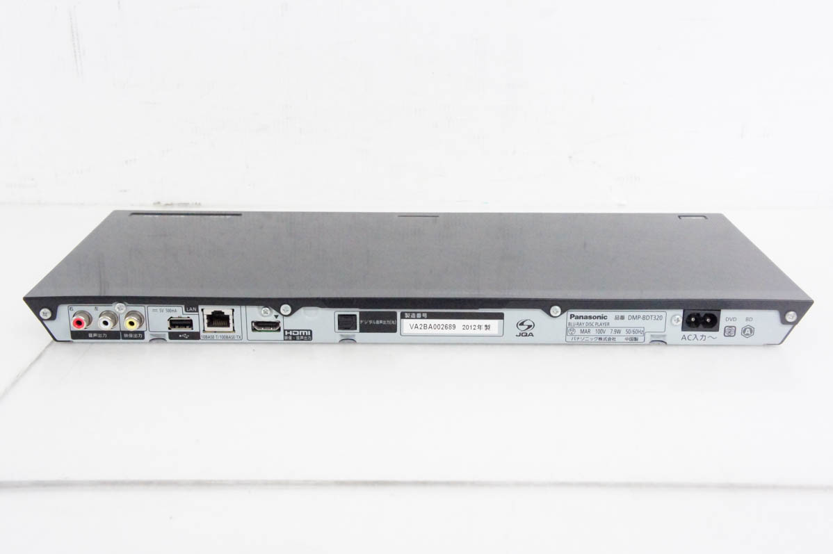 中古 Panasonicパナソニック ブルーレイディスクプレーヤー DMP-BDT320