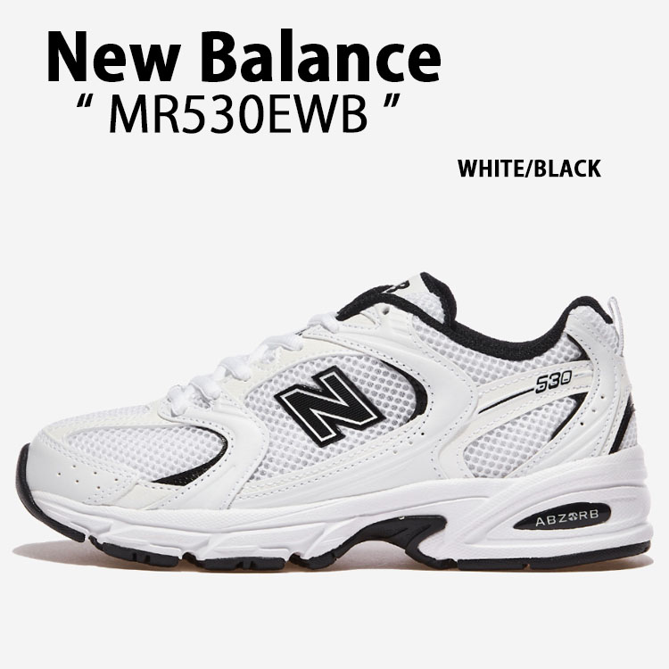 New Balance（ニューバランス） スニーカー MR530EWB WHITE BLACK