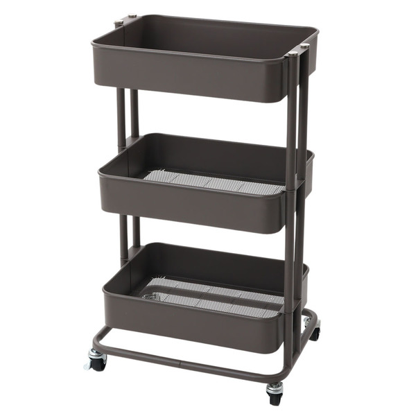 ワゴン キャスター付き 3段 キッチンワゴン キャスター付きワゴン 収納