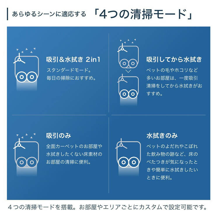 エコバックス ディーボット ロボット掃除機 X2 OMNI DEX86 BK ブラック