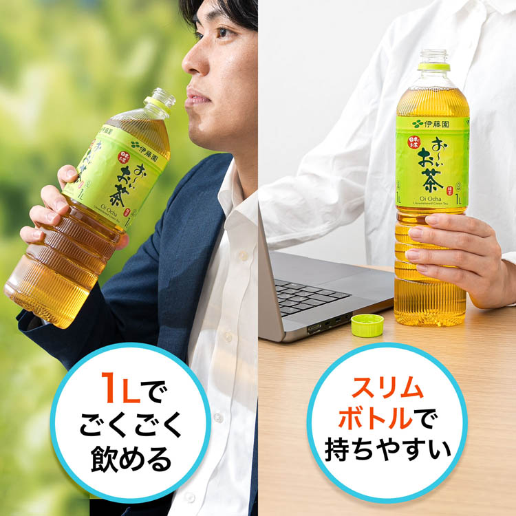 伊藤園 おーいお茶 緑茶 スリムボトル ( 1000ml*12本入 )/ お〜いお茶