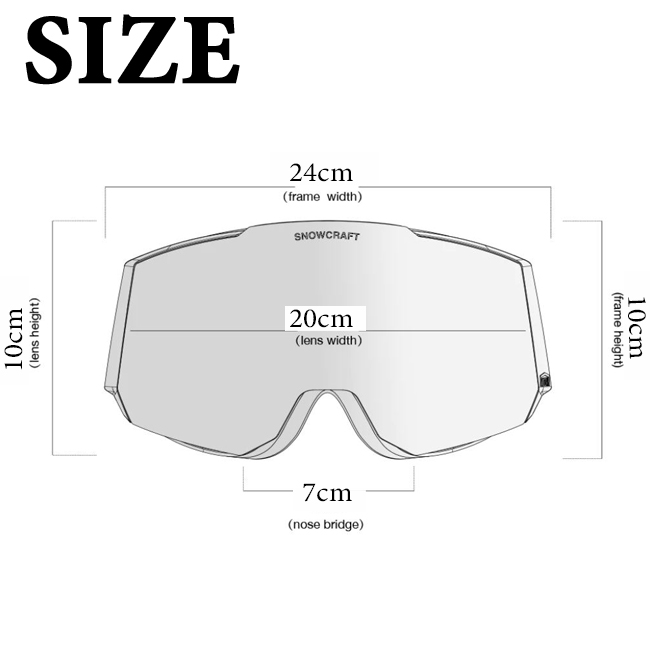 スノーゴーグル 100% ワンハンドレッド SNOWCRAFT XL スノークラフト