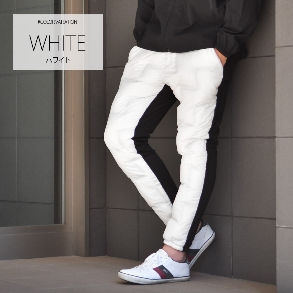 EVOLUTION（エボリューション） ダウンパンツ メンズ ジョガーパンツ