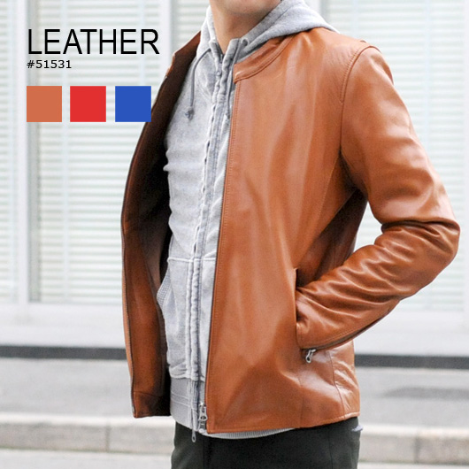 EVOLUTION（エボリューション） レザージャケット メンズ 本革