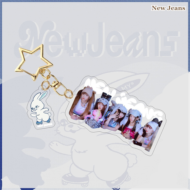 2番目半額 New Jeansグッズ キーリング ニュージーンス キーホルダー