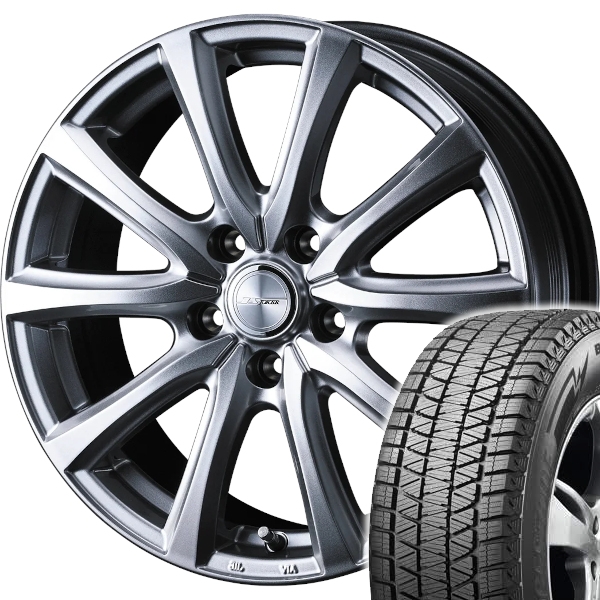 スタッドレスセット ハリアー 80系 ブリザック DM-V3 225/60R18 100Q