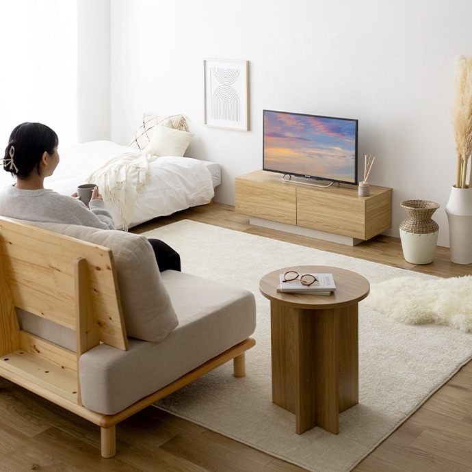 テレビ台 PIM 100cm幅 テレビボード 組立品 ローボード ロータイプ
