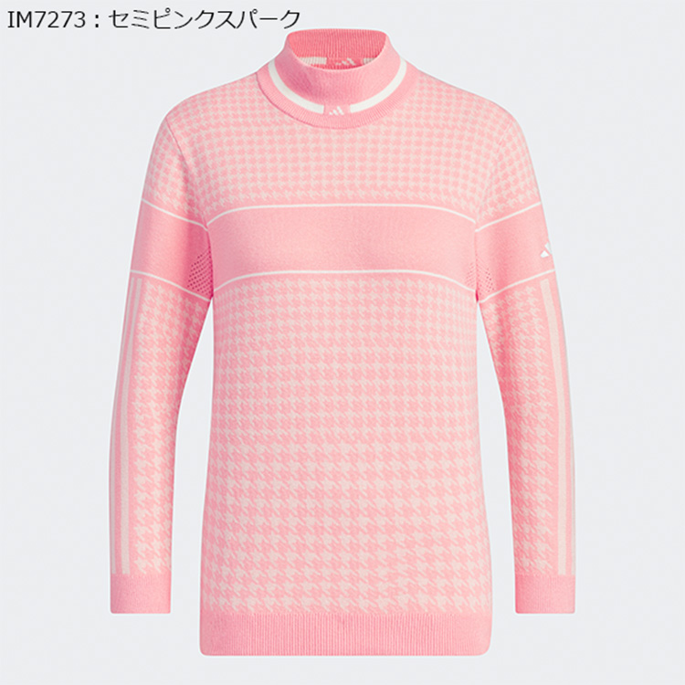 adidas（アディダス） ゴルフ セーター レディース 長袖 ニット モック