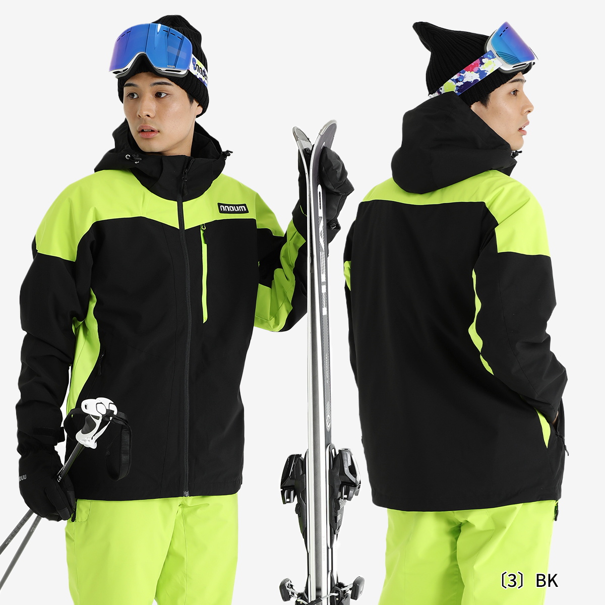 NNOUM 【22日限定！全品P10倍！】スキーウェア メンズ レディース 上下