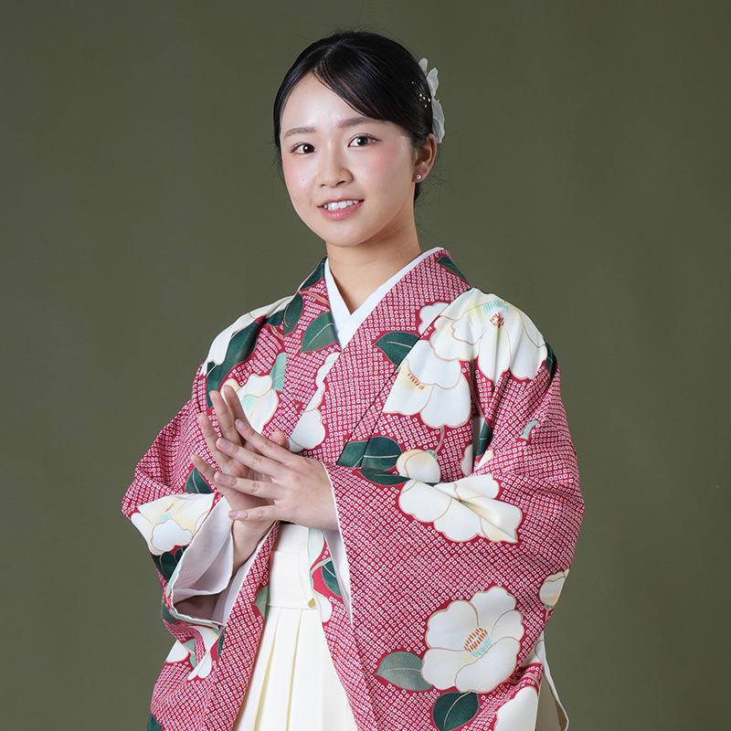 卒業式 袴 4点セット 二尺袖着物 帯 二尺袖長襦袢 袴セット 大学生