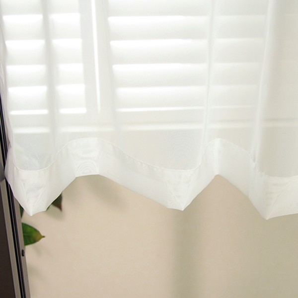 カーテン天国 カフェカーテン レース オーダー「ポルカ」カーテン