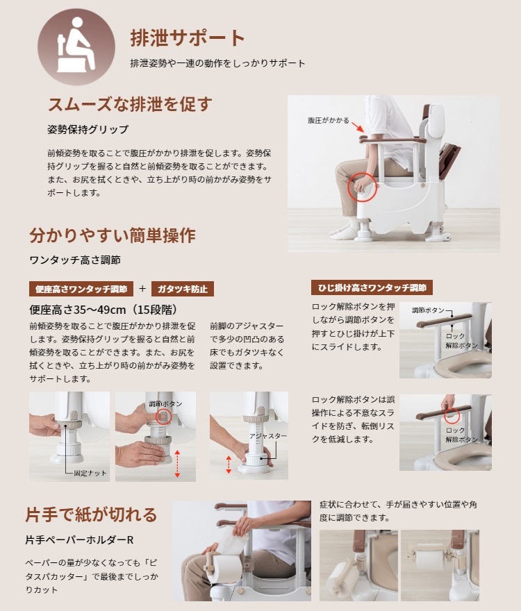 アロン化成 ポータブルトイレ 安寿 快適脱臭 FX-30 “らくゾウくん