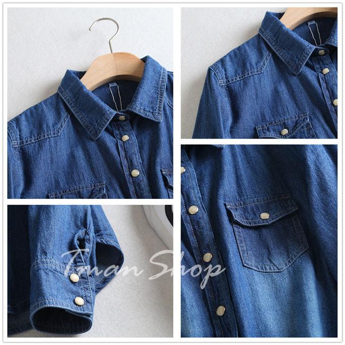 デニムシャツ レディース 長袖 大きいサイズ ウエスタンシャツ