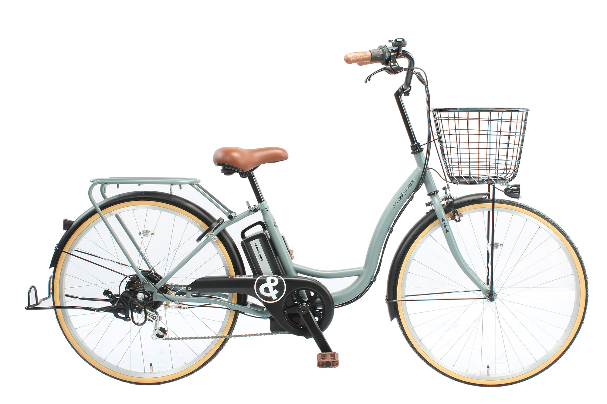 a.n.design-works 訳あり大特価 完全組立ヤクシン 電動自転車 26インチ