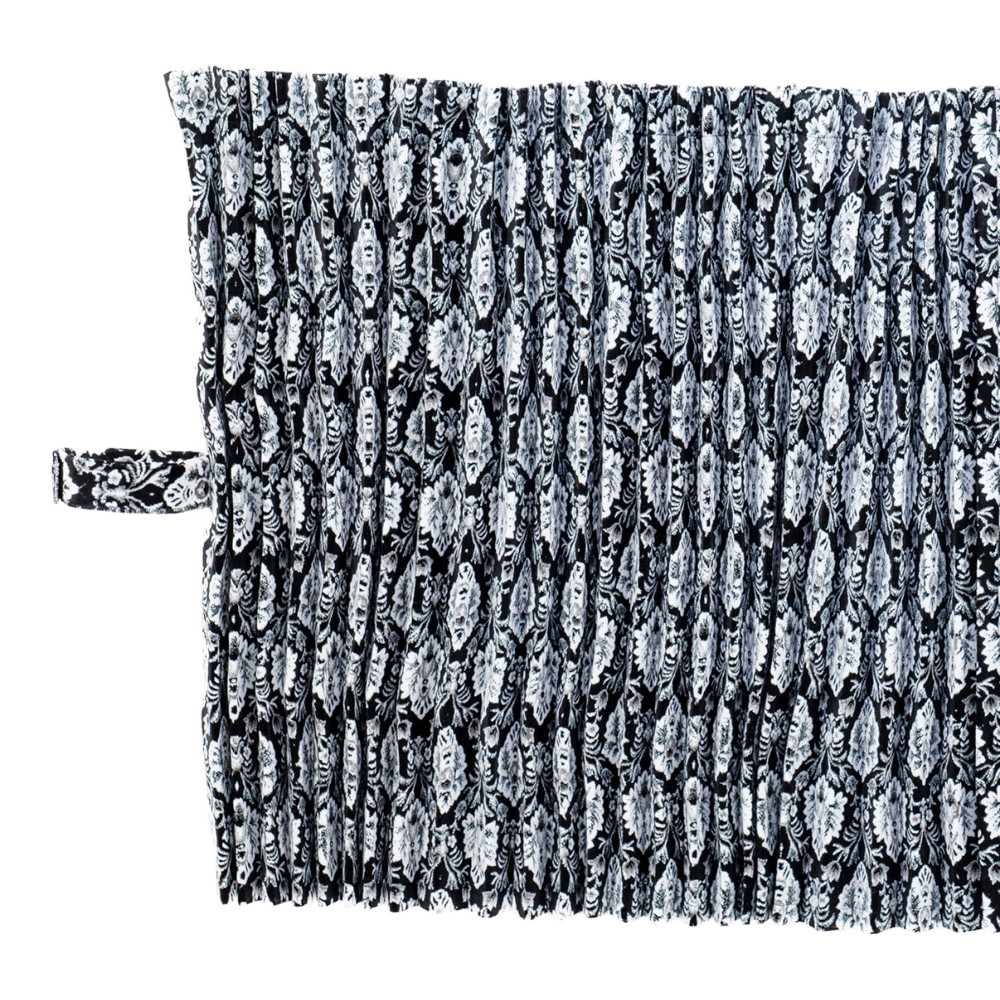 トラック用品 金華山 仮眠カーテン 新格子 アコーディオンタイプ 2,400