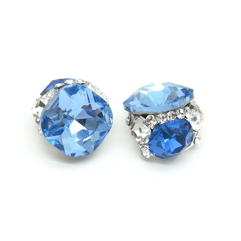 ネイル ジュエリー ビジュー パーツ スクエア ストーン 2個入り 135