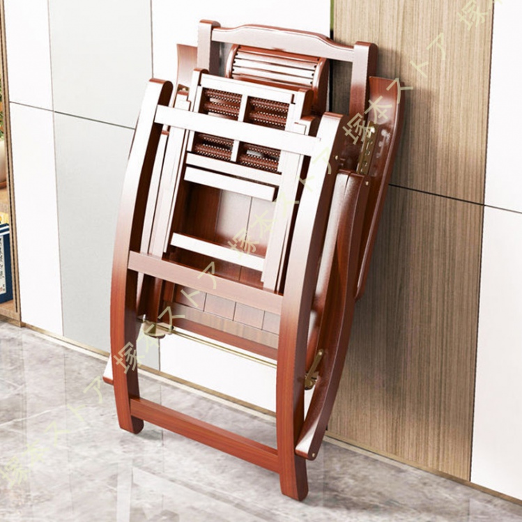 ロッキングチェア 竹庭 折りたたみ式 竹製 揺れる椅子 組立簡単 耐荷重