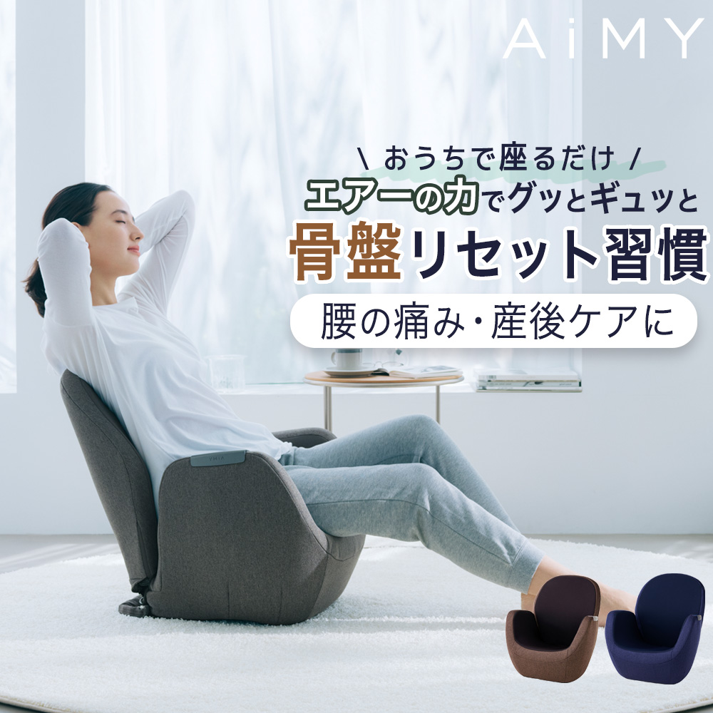 AiMY（エイミー） 腰痛 椅子 姿勢矯正 猫背矯正 美姿勢 骨盤底筋 座椅