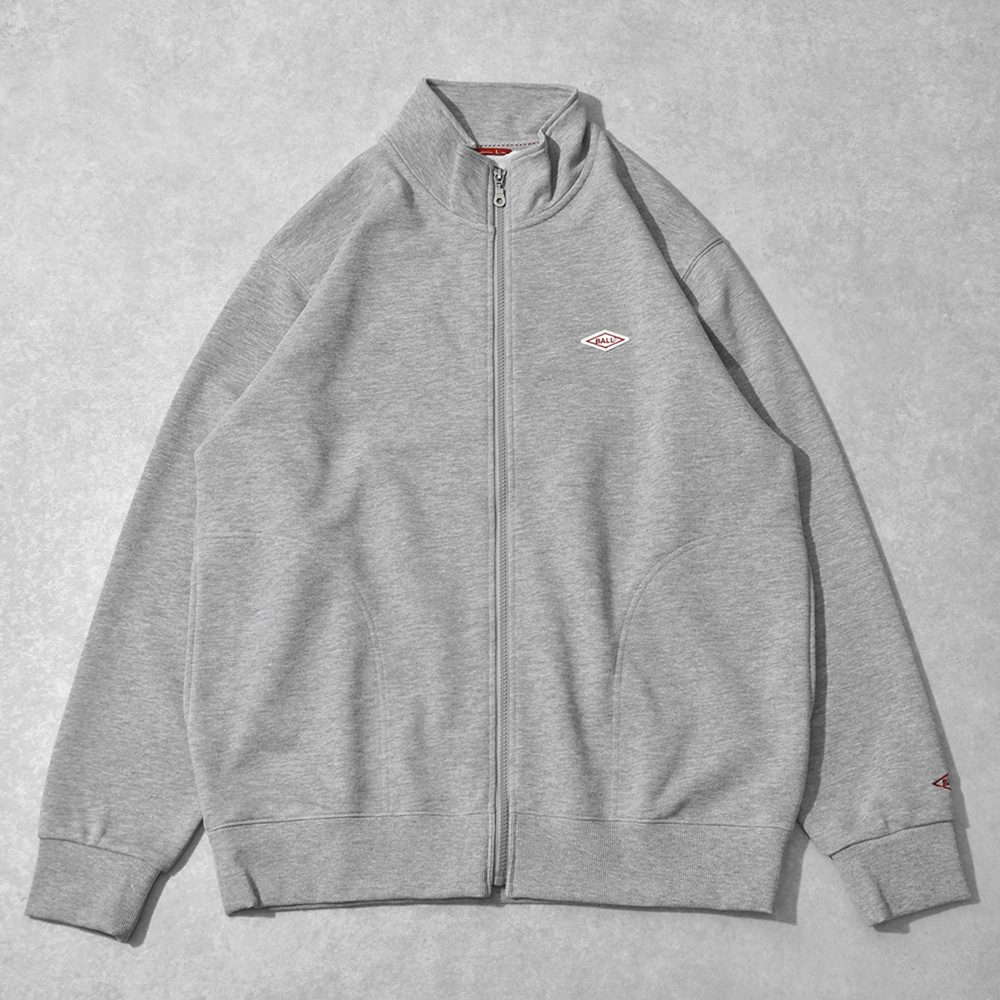 BALL スタンドジャケット 長袖 メンズ ユニセックス ワッペン付き