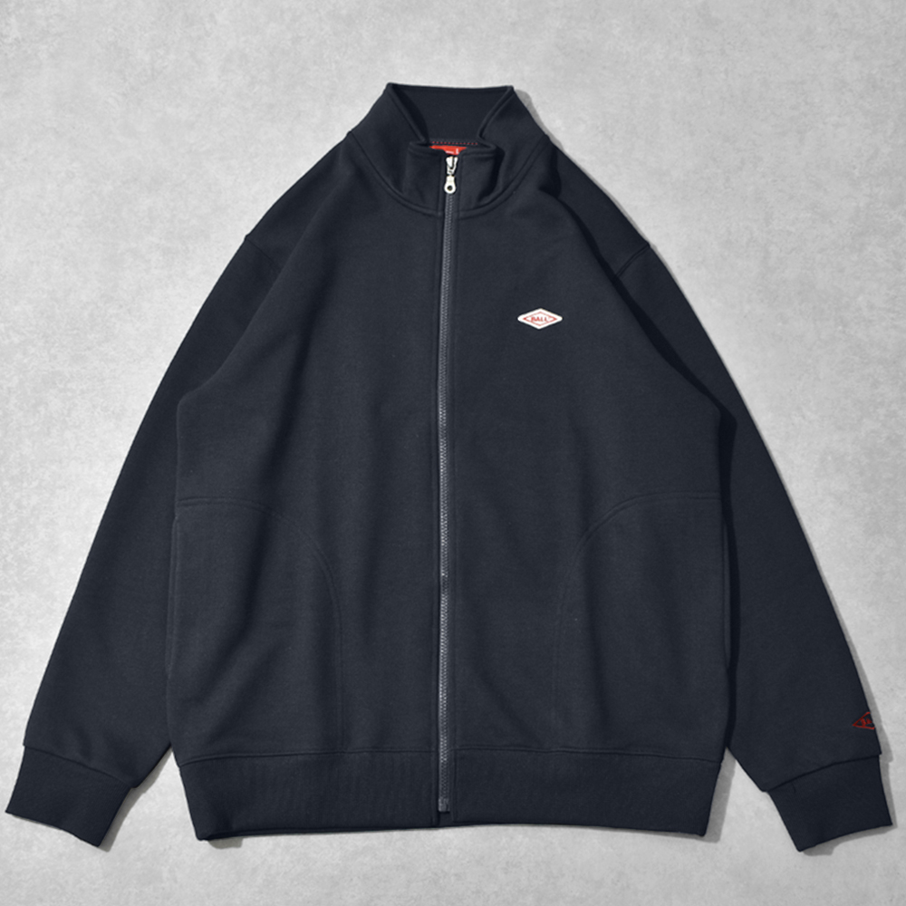 BALL スタンドジャケット 長袖 メンズ ユニセックス ワッペン付き