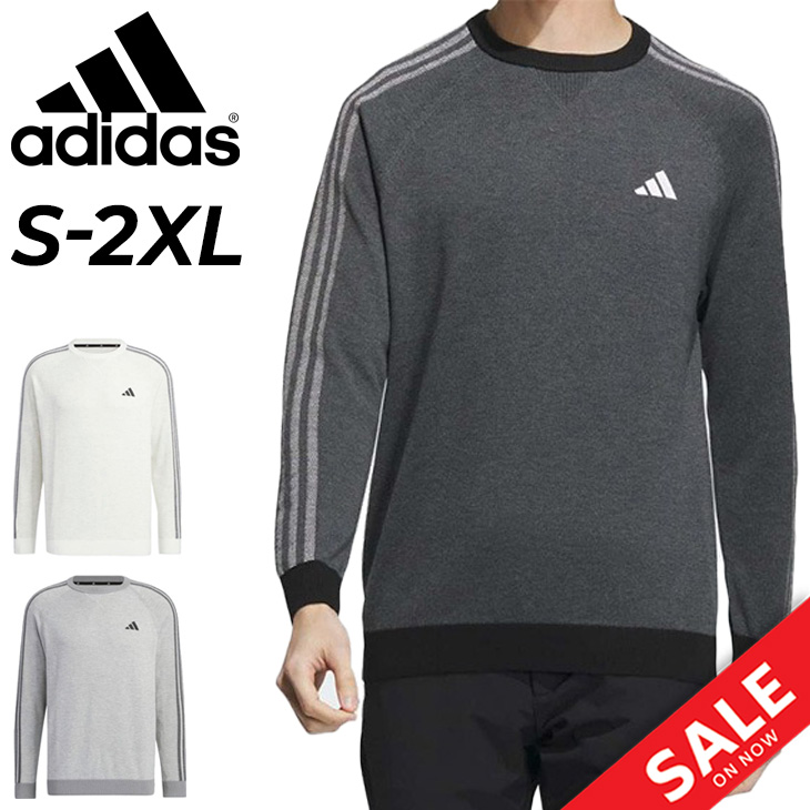 adidas（アディダス） メンズ 長袖セーター ニット ゴルフウェア