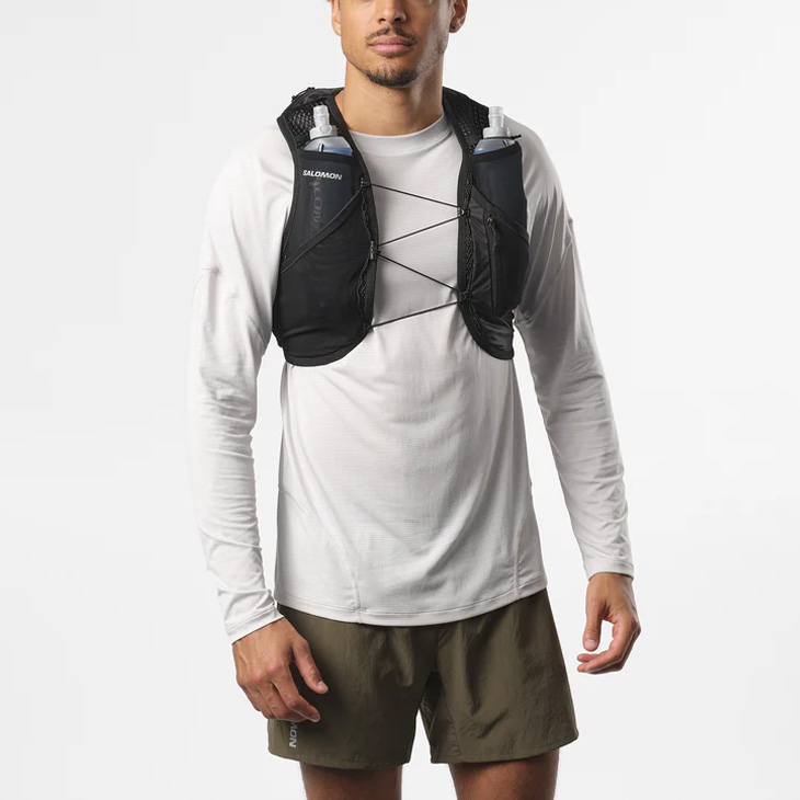 サロモン ランニングベスト フラスク付 メンズ レディース SALOMON