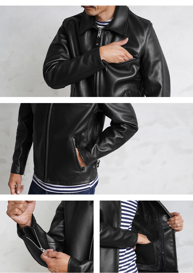 Schott N.Y.C（ショット） Schott USA LINE 643 ステアハイド レザー