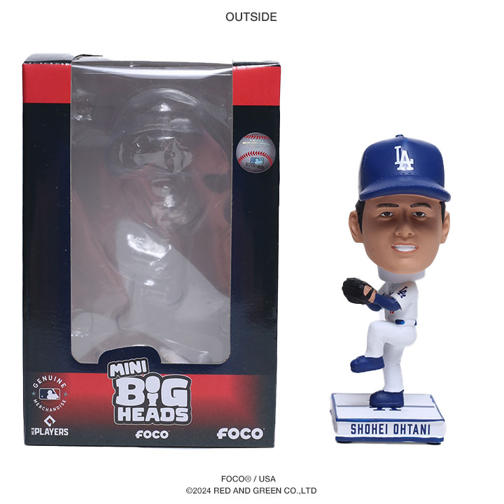 ロバーツ監督 バブルヘッド 人形 ドジャース 2025年4月26日 新品未開封