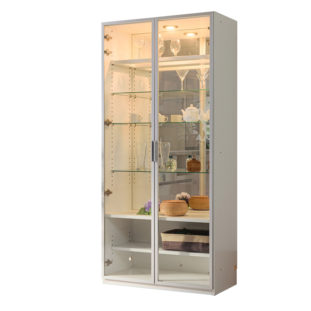 国産 コレクションボード コレクションケース ラック LED 大型 幅80cm